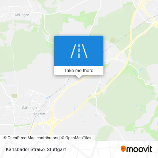 Карта Karlsbader Straße