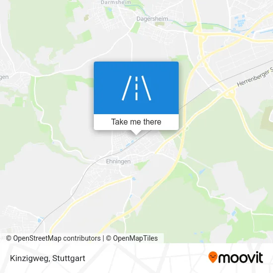 Карта Kinzigweg