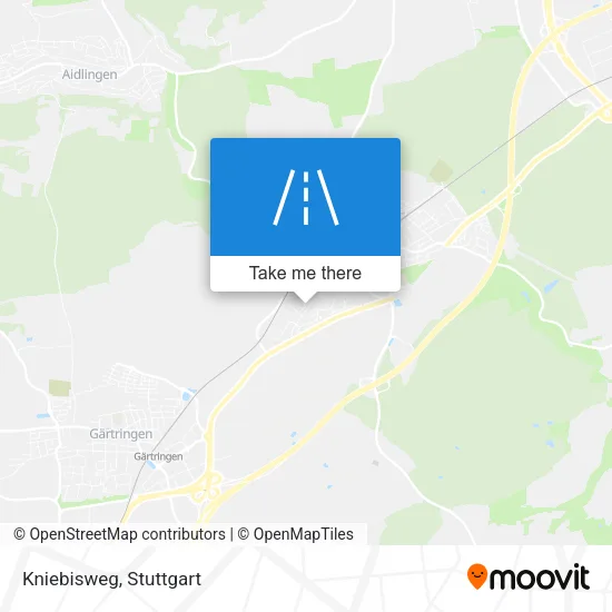 Kniebisweg map