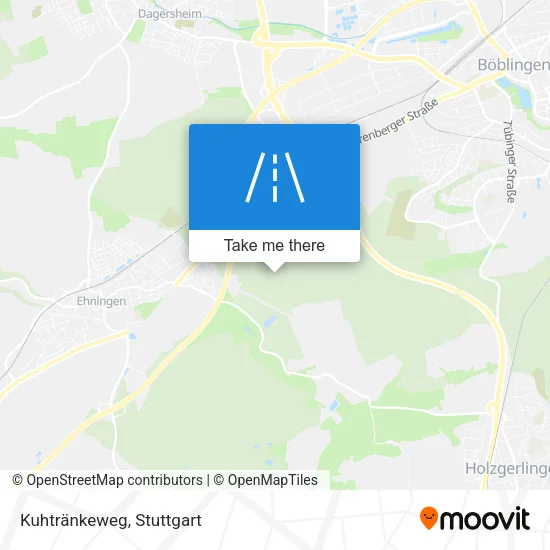Карта Kuhtränkeweg