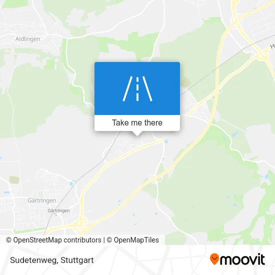 Карта Sudetenweg