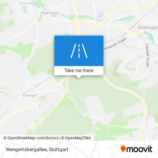 Карта Wengertsbergallee