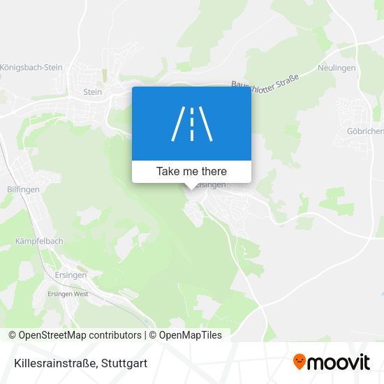 Killesrainstraße map