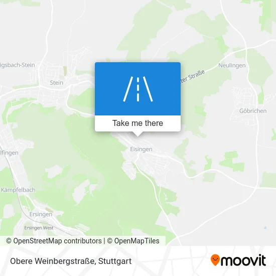 Карта Obere Weinbergstraße