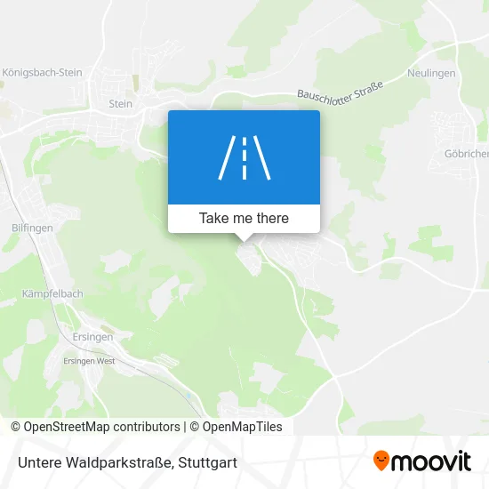 Карта Untere Waldparkstraße