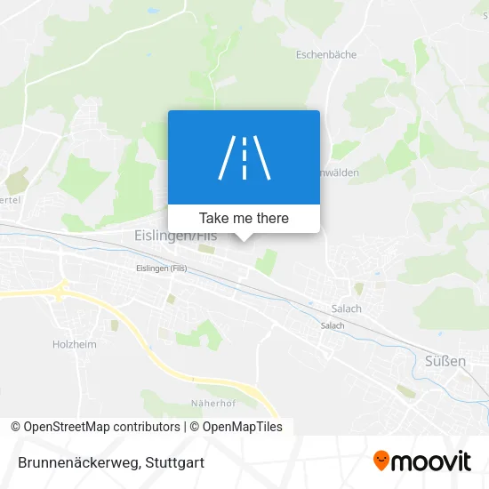 Карта Brunnenäckerweg