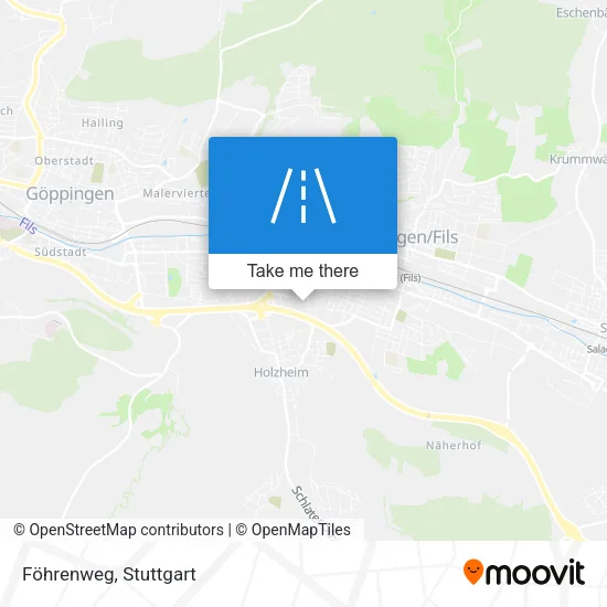 Карта Föhrenweg
