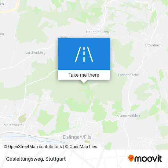 Карта Gasleitungsweg