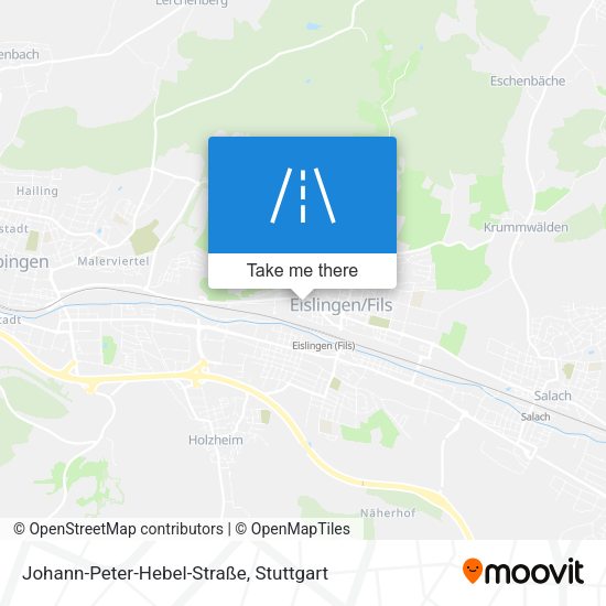 Johann-Peter-Hebel-Straße map