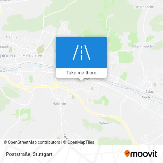 Poststraße map