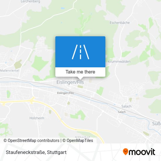 Staufeneckstraße map