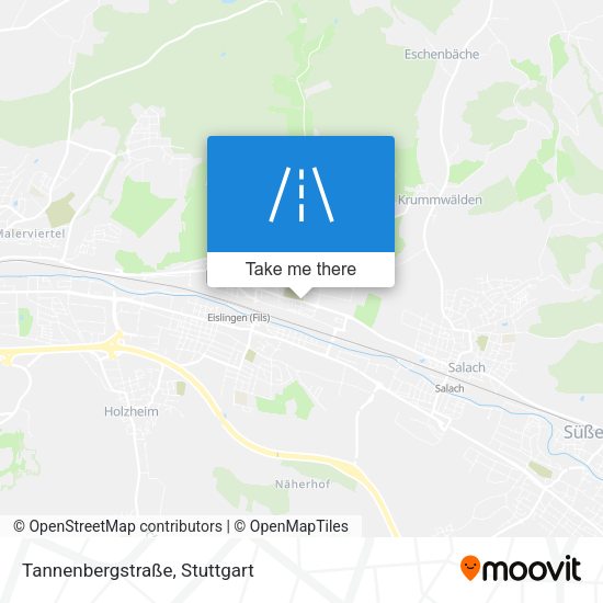 Tannenbergstraße map