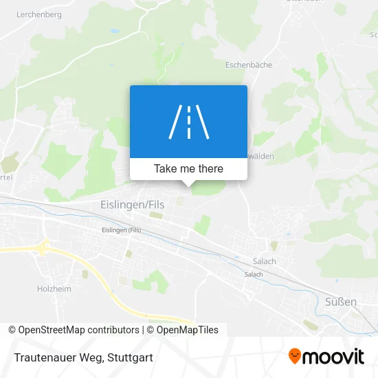 Карта Trautenauer Weg
