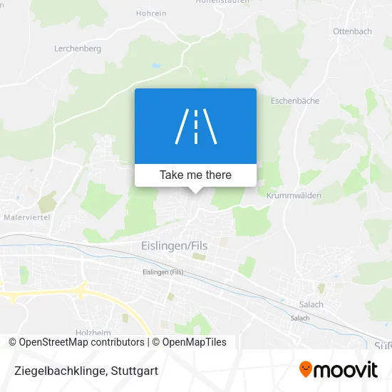 Карта Ziegelbachklinge
