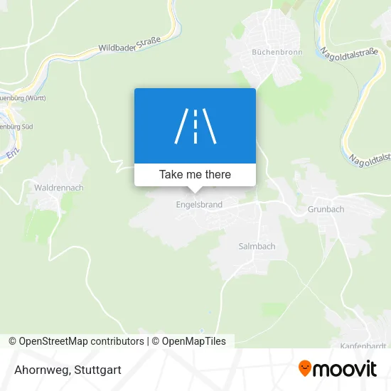 Ahornweg map