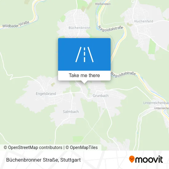 Карта Büchenbronner Straße
