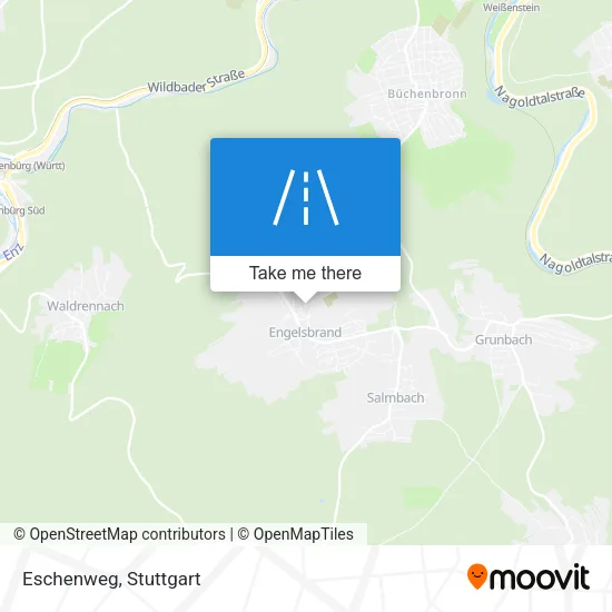 Eschenweg map