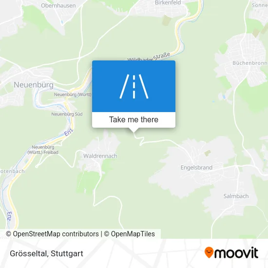 Карта Grösseltal
