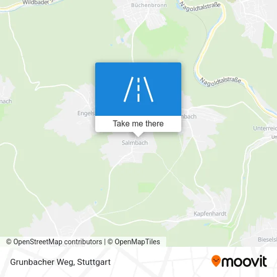Карта Grunbacher Weg