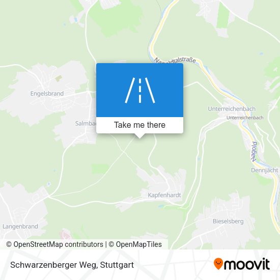 Schwarzenberger Weg map