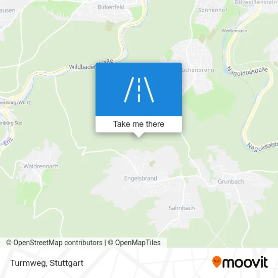 Карта Turmweg