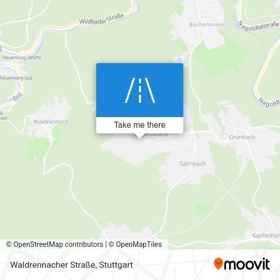 Waldrennacher Straße map