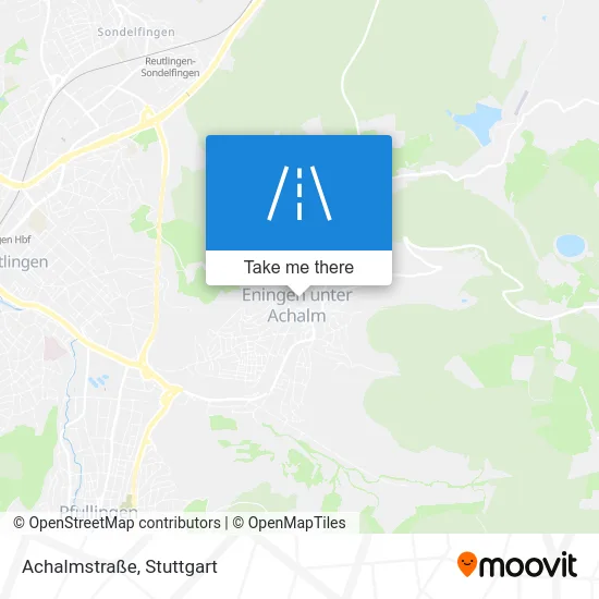 Карта Achalmstraße