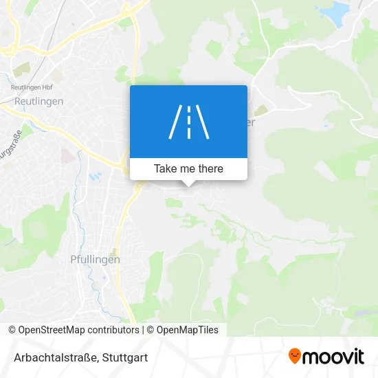 Карта Arbachtalstraße