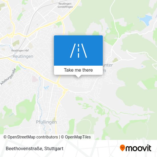 Beethovenstraße map