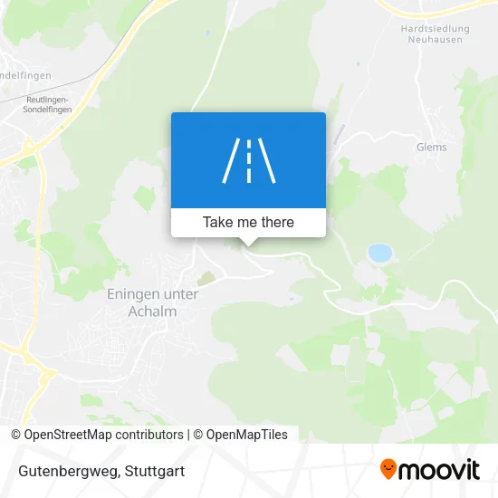 Карта Gutenbergweg