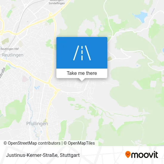 Карта Justinus-Kerner-Straße