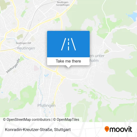 Карта Konradin-Kreutzer-Straße