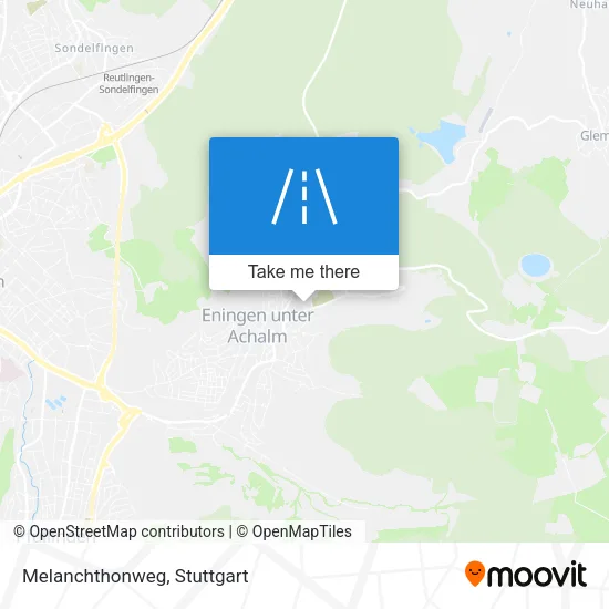 Карта Melanchthonweg
