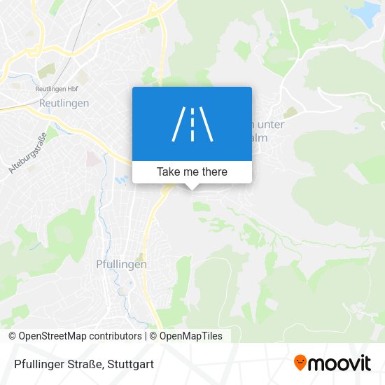 Pfullinger Straße map