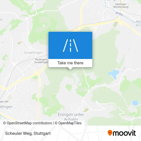 Карта Scheuler Weg