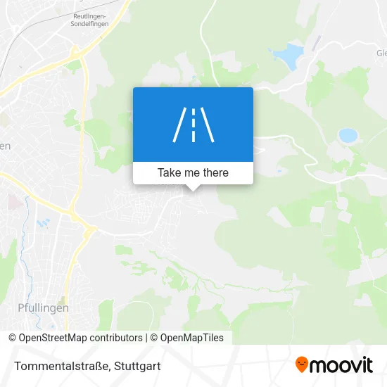 Карта Tommentalstraße
