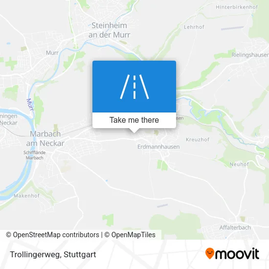 Карта Trollingerweg