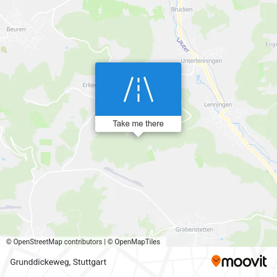 Grunddickeweg map