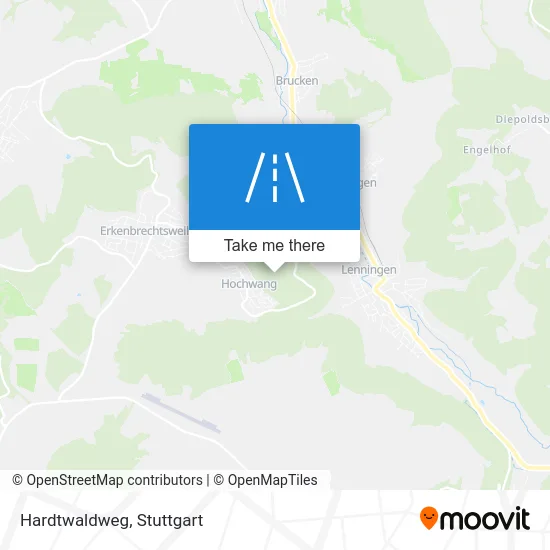 Карта Hardtwaldweg