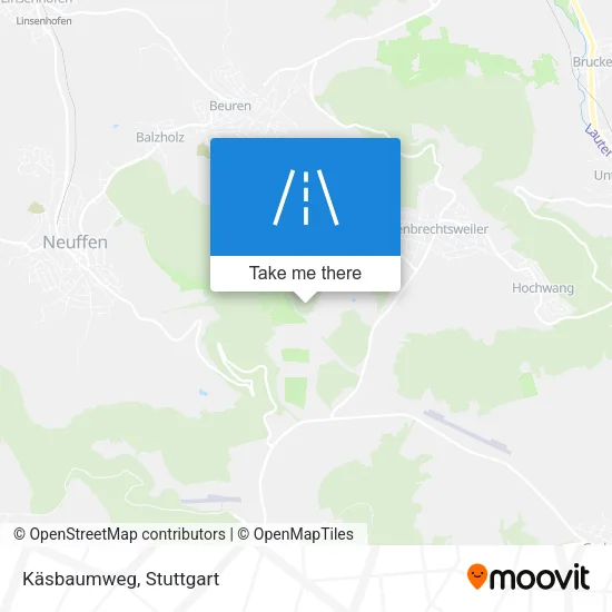 Карта Käsbaumweg