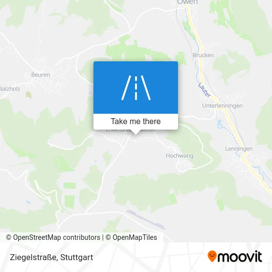 Карта Ziegelstraße