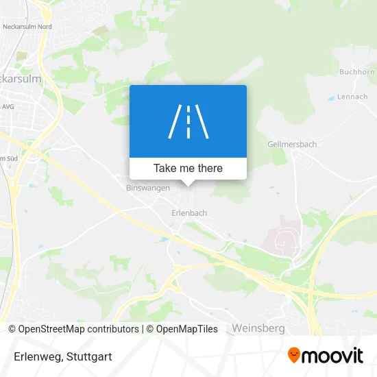 Карта Erlenweg