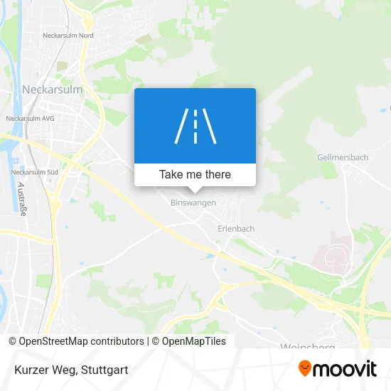 Карта Kurzer Weg
