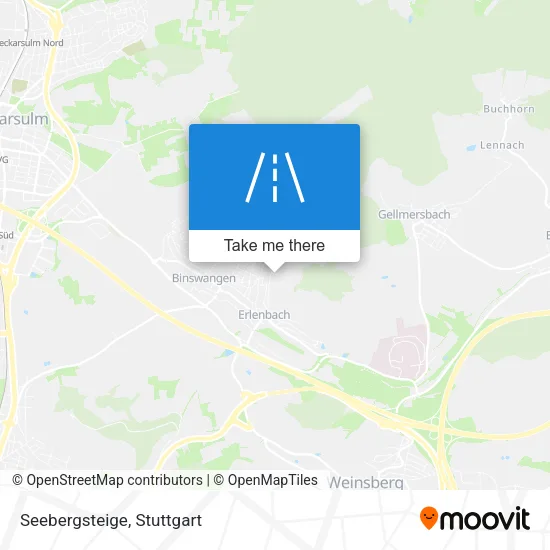 Карта Seebergsteige