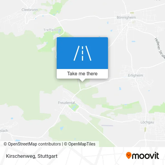 Kirschenweg map