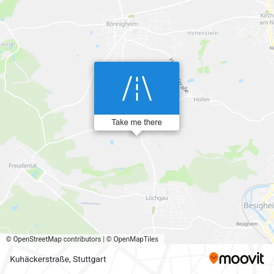 Карта Kuhäckerstraße