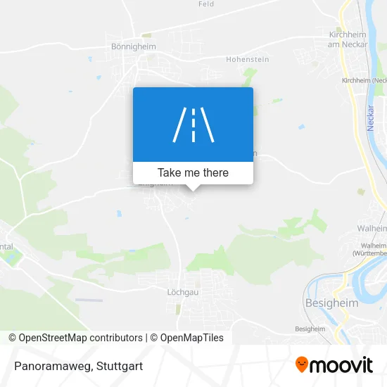 Карта Panoramaweg