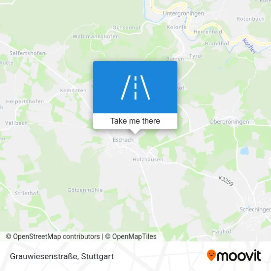 Grauwiesenstraße map