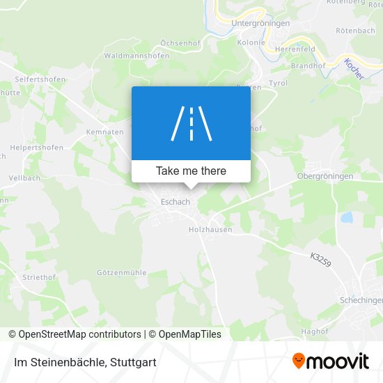 Im Steinenbächle map