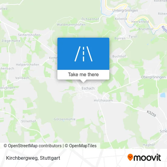 Карта Kirchbergweg